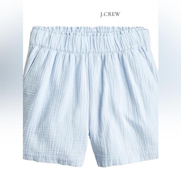 J. Crew EUC Set Squareneck Puff Sleeve Soft Gauze Top & Pull On Shorts 2x/3x - Picture 3 of 16
